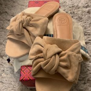 Tory Burch Annabelle Bow Slide Sandals